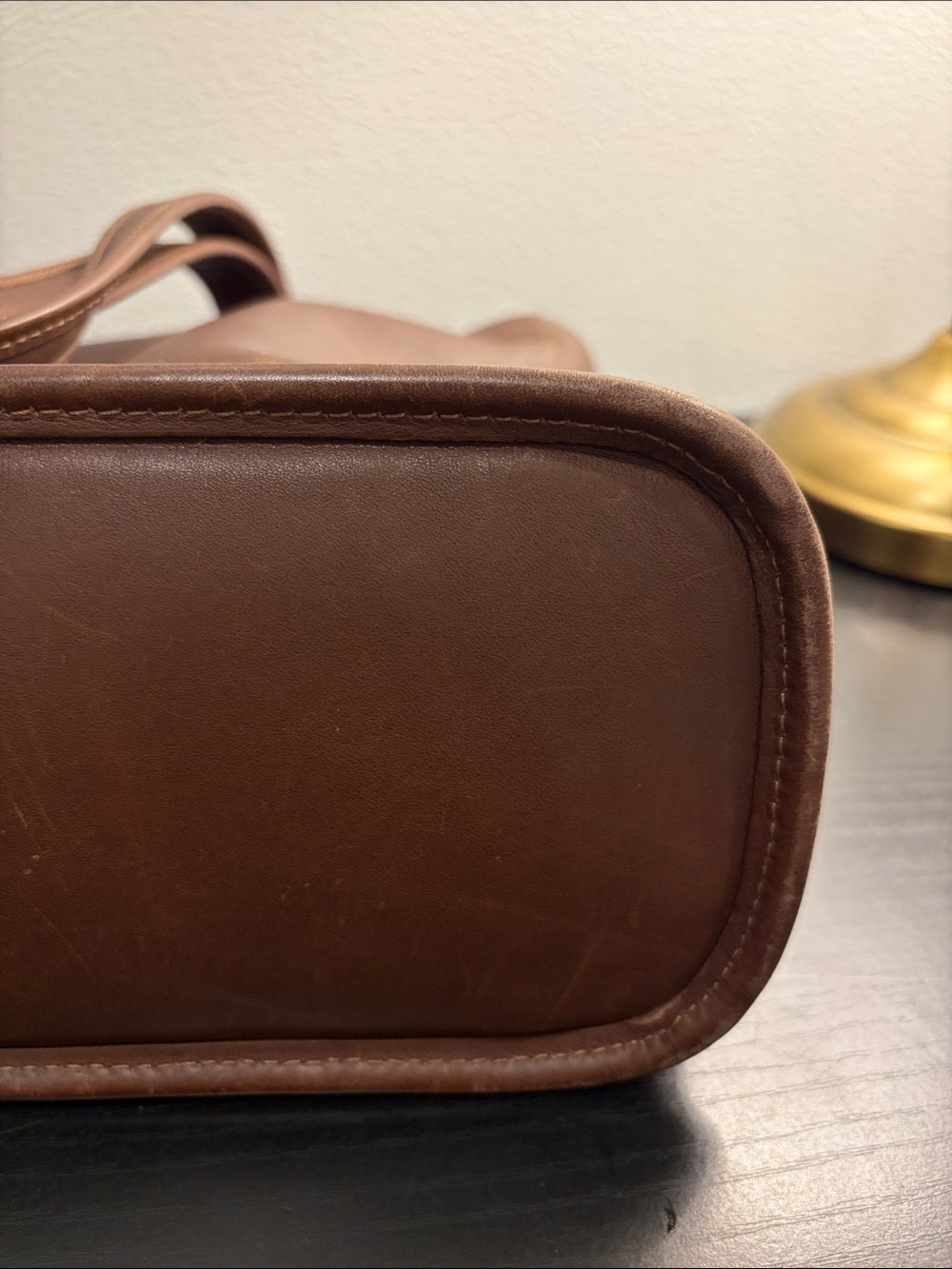 Coach Vintage Brown Leather Tote - Picture 8 of 13